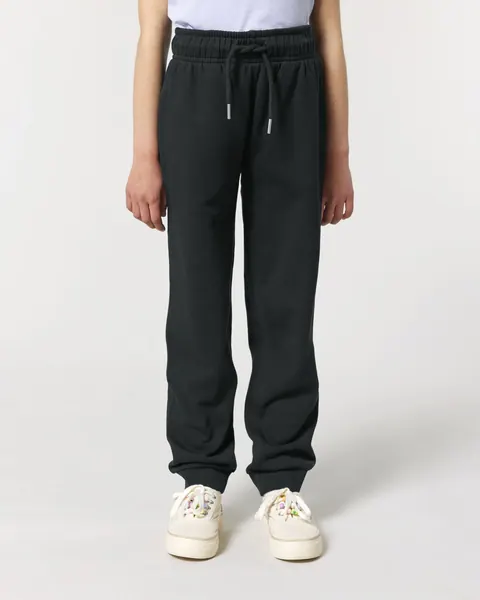 Pantaloni copii Mini Mover 2.0 Stanley/Stella — culoarea Negru, purtat de model, față