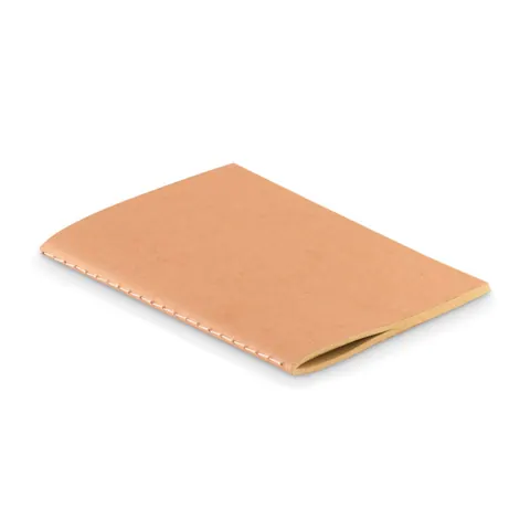 Caiet cu copertă moale MINI PAPER BOOK — culoarea Bej, față