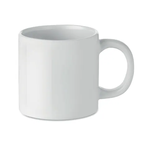 Cană ceramică MINI SUBLIM — culoarea Alb, față