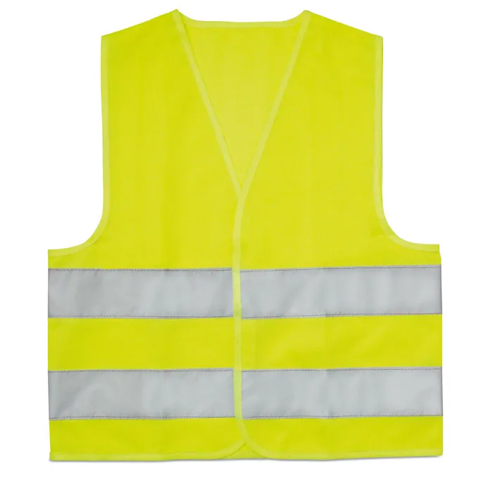 Vestă reflectorizantă copii MINI VISIBLE — culoarea Galben, față