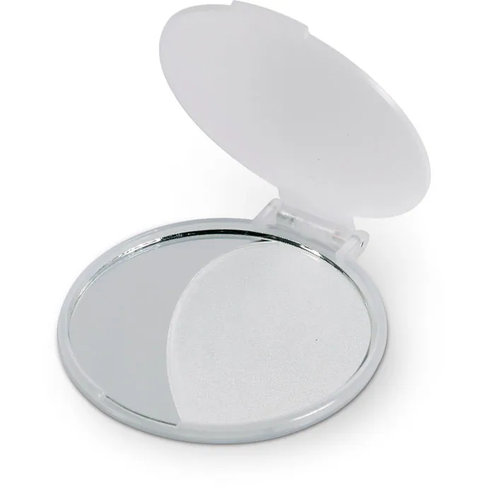 Oglindă MIRATE — culoarea Alb transparent, față