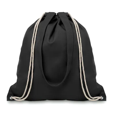 Sacoșă MOIRA — culoarea Negru, față