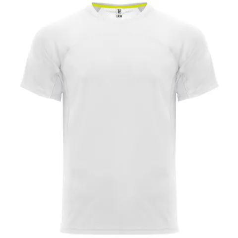 Tricou sport unisex Monaco — culoarea Alb, imagine produs