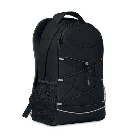 Rucsac MONTE LOMO — culoarea Negru, față