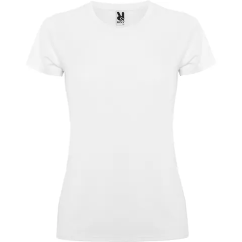 Tricou sport damă Montecarlo — culoarea Alb, imagine produs