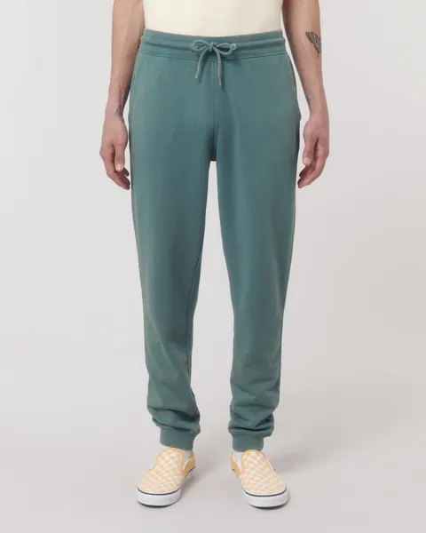 Pantaloni Mover Vintage Stanley/Stella — culoarea Verde hydro (vopsit după confecționare), purtat de model, față