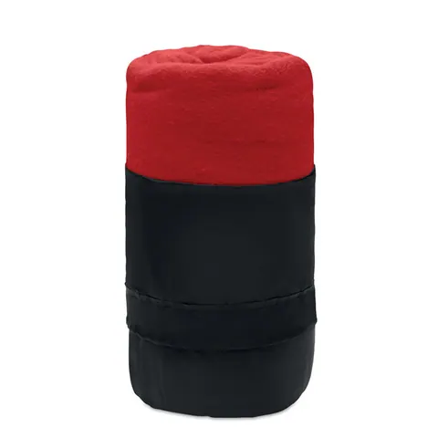 Pătură MUSALA RPET — culoarea Roșu, față