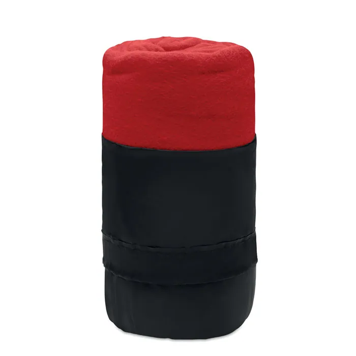 Pătură MUSALA RPET — culoarea Roșu, față