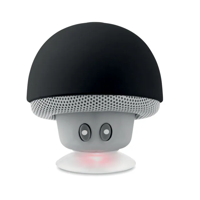 Boxă portabilă MUSHROOM — culoarea Negru, față