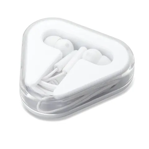Căști MUSIPLUG — culoarea Alb, față