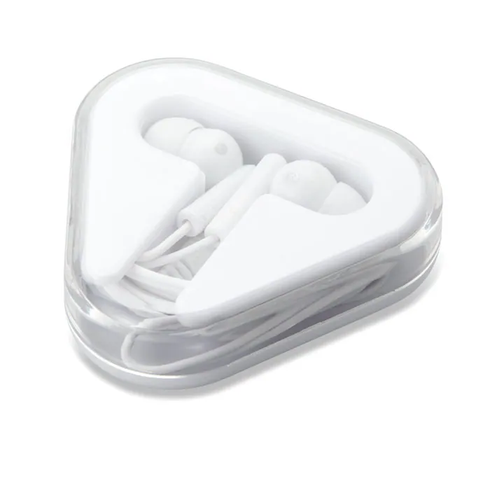 Căști MUSIPLUG — culoarea Alb, față