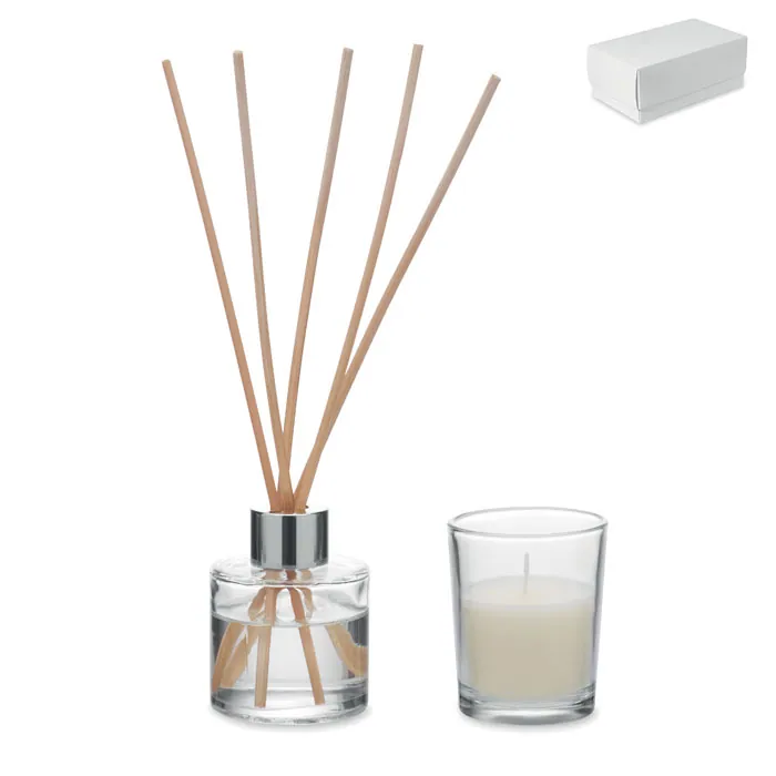 Difuzor de parfum MUSKA SET — culoarea Transparent, față