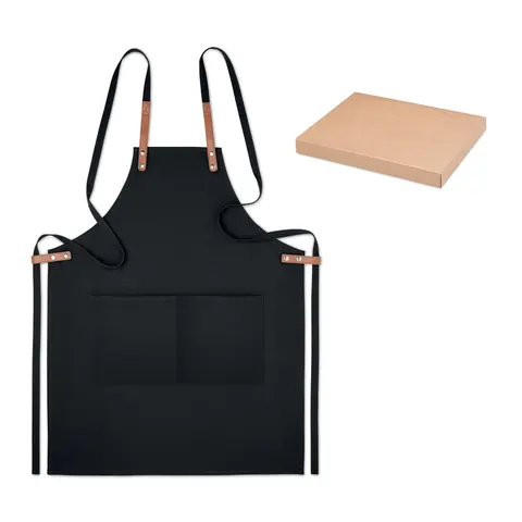 Șorț NAGPUR COLOUR — culoarea Negru, față