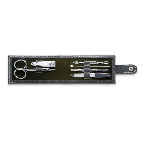 Trusă manichiură NAILKIT — culoarea Negru, față