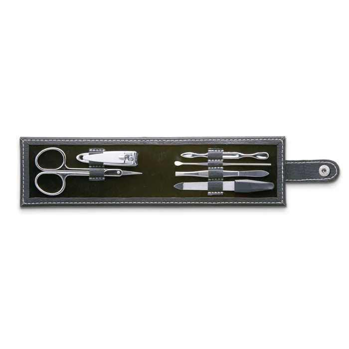 Trusă manichiură NAILKIT — culoarea Negru, față