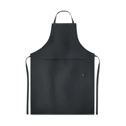 Șorț NAIMA APRON — culoarea Negru, față