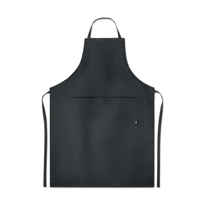 Șorț NAIMA APRON — culoarea Negru, față