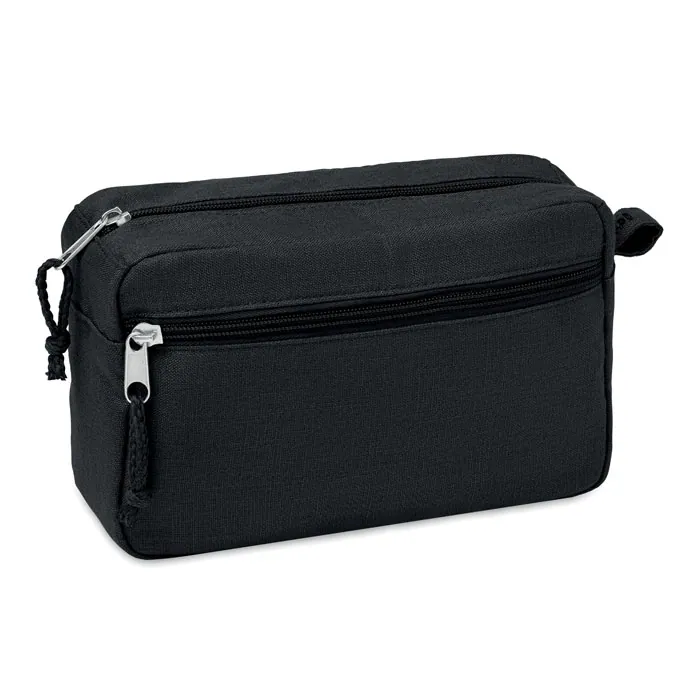 Geantă cosmetice NAIMA COSMETIC — culoarea Negru, față