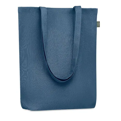 Geantă tote NAIMA — culoarea Albastru, față