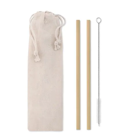 Pai bambus NATURAL STRAW — culoarea Bej, față