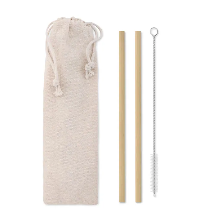 Pai bambus NATURAL STRAW — culoarea Bej, față