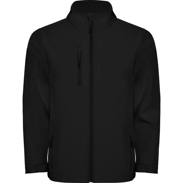 Jachetă softshell bărbați Nebraska — culoarea Negru, imagine produs