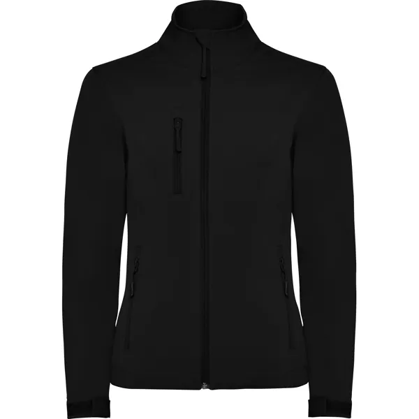 Jachetă softshell damă Nebraska — culoarea Negru, imagine produs