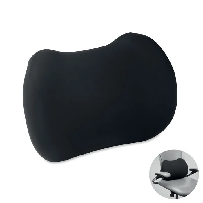Pernă ergonomică NECKRES — culoarea Negru, față
