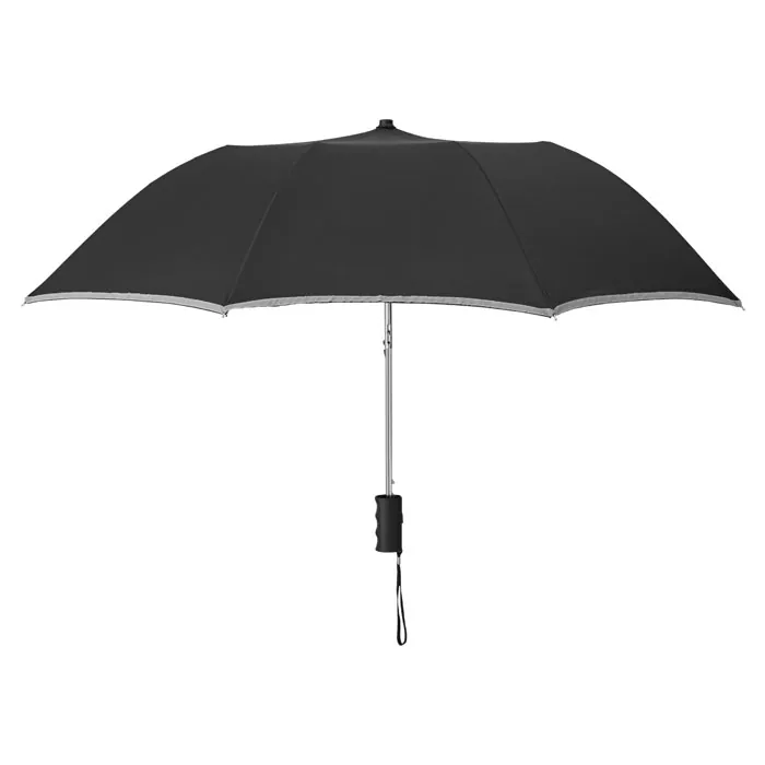Umbrelă pliabilă NEON — culoarea Negru, față