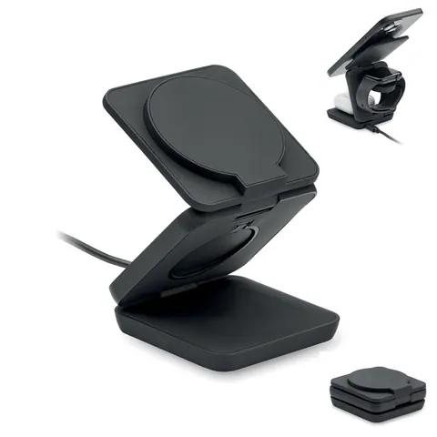 Încărcător magnetic NETICA — culoarea Negru, față