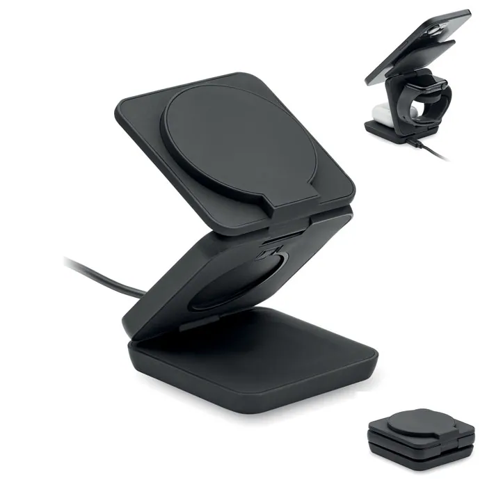 Încărcător magnetic NETICA — culoarea Negru, față