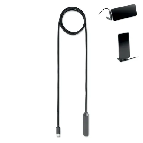 Cablu de încărcare NIFTY — culoarea Negru, față