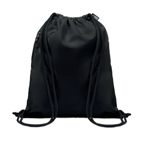 Rucsac cu șnur NIGHT — culoarea Negru, față