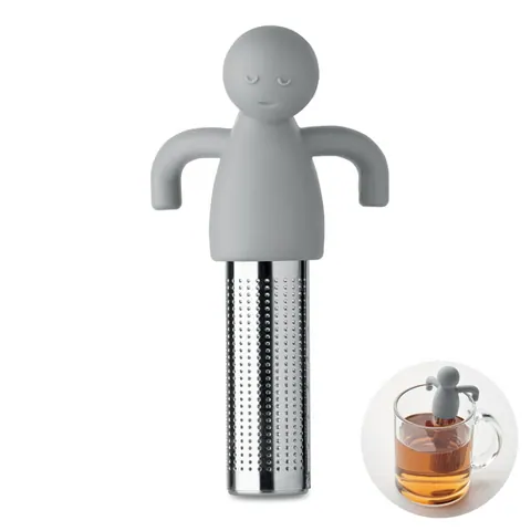 Infuzor de ceai amuzant NINOT — culoarea Gri, față