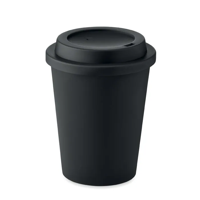 Cană termică NOLA — culoarea Negru, față