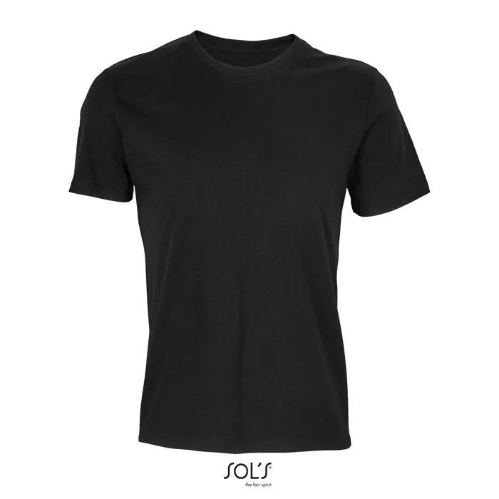 Tricou unisex ODYSSEY — culoarea Negru reciclat, față