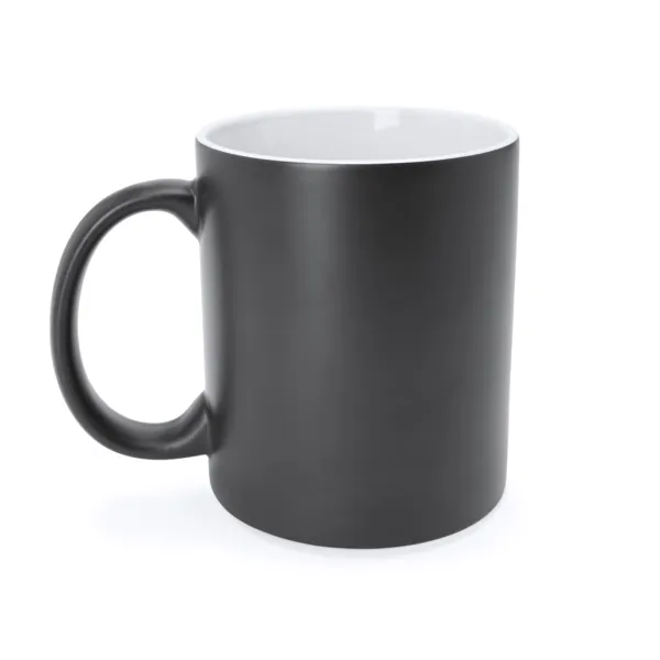 Cană ceramică Okra — culoarea Negru, imagine produs
