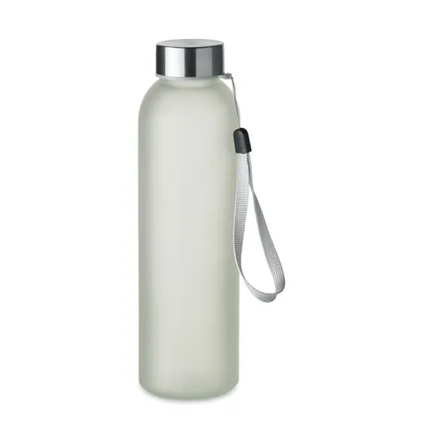 Sticlă de apă din sticlă OLMA — culoarea Alb transparent, față