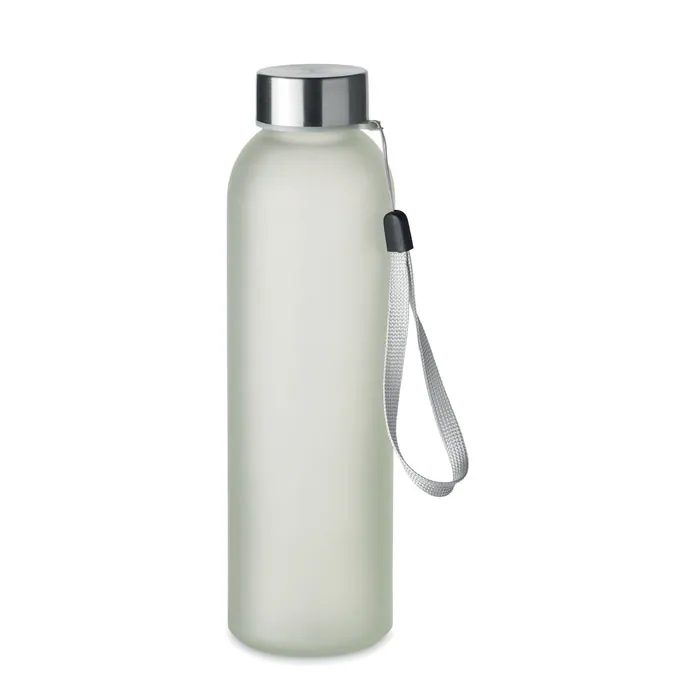 Sticlă de apă din sticlă OLMA — culoarea Alb transparent, față