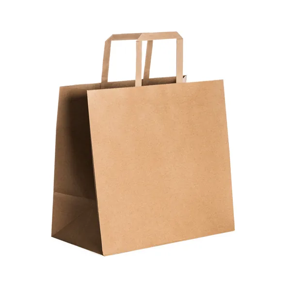 Pungă de hârtie Olmo — culoarea Natural, imagine produs
