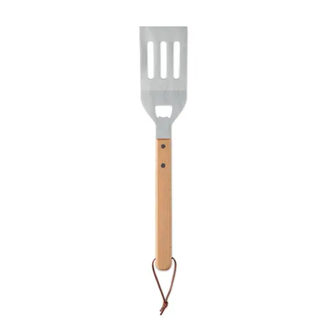 Spatulă BBQ OPENCOOK — culoarea Lemn, față