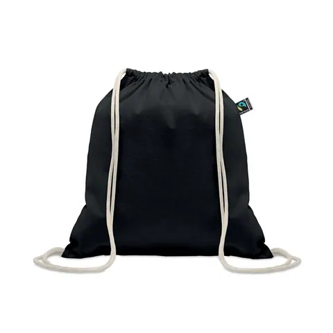 Rucsac cu șnur OSOLE DRAW COLOUR — culoarea Negru, față
