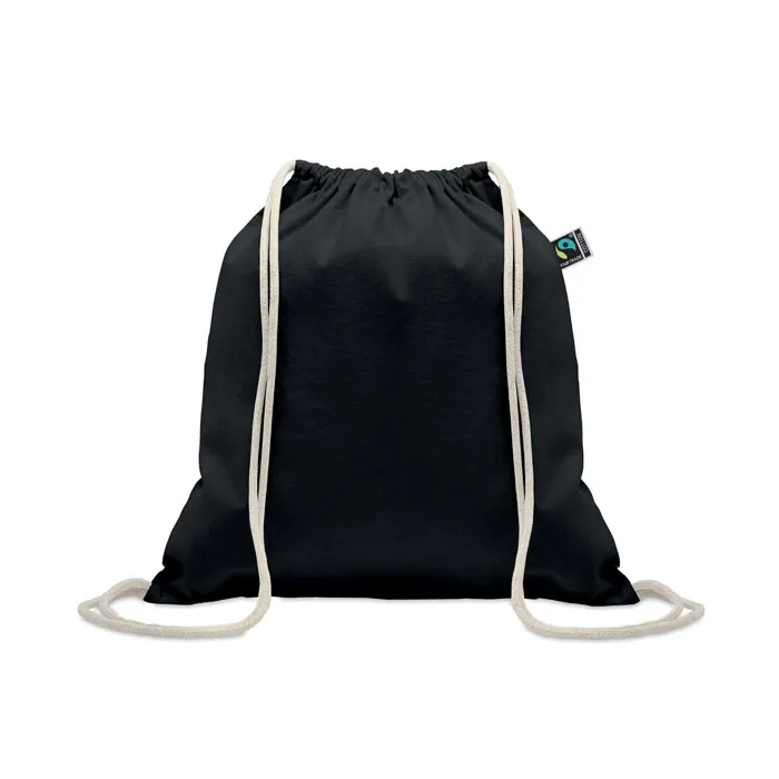 Rucsac cu șnur OSOLE DRAW COLOUR — culoarea Negru, față