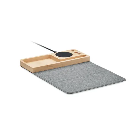 Încărcător multifuncțional PANDU — culoarea Lemn, față
