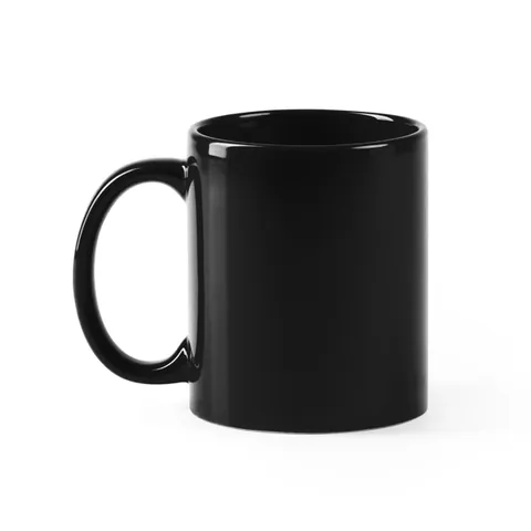 Cană ceramică Papaya — culoarea Negru, imagine produs