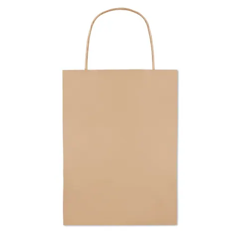 Pungă din hârtie PAPER SMALL — culoarea Bej, față