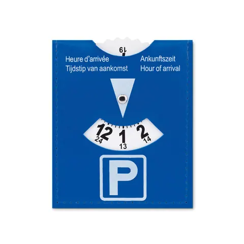 Card de parcare PARKCARD — culoarea Albastru, față