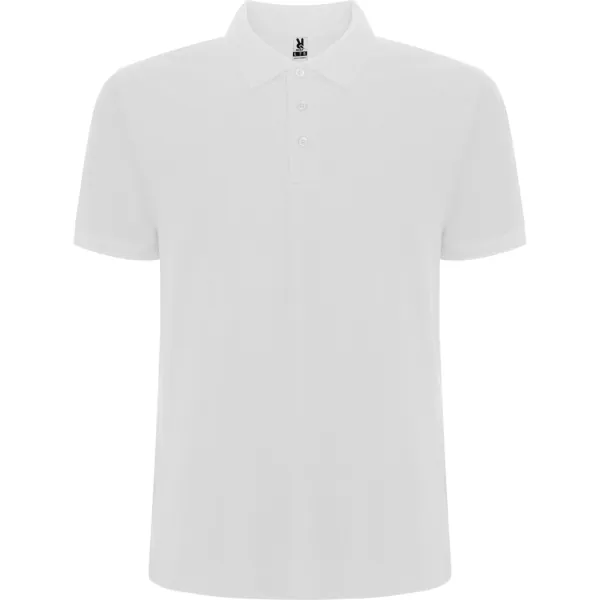 Tricou polo bărbați Pegaso Premium — culoarea Alb, imagine produs