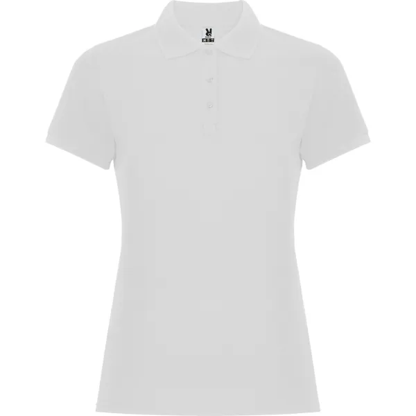 Tricou polo damă Pegaso Premium — culoarea Alb, imagine produs