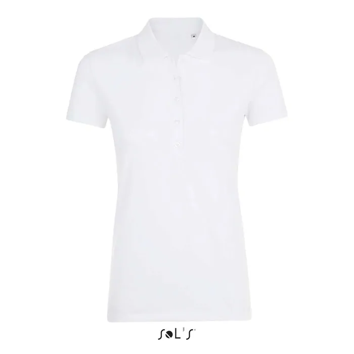 Tricou polo damă PHOENIX — culoarea Alb, față